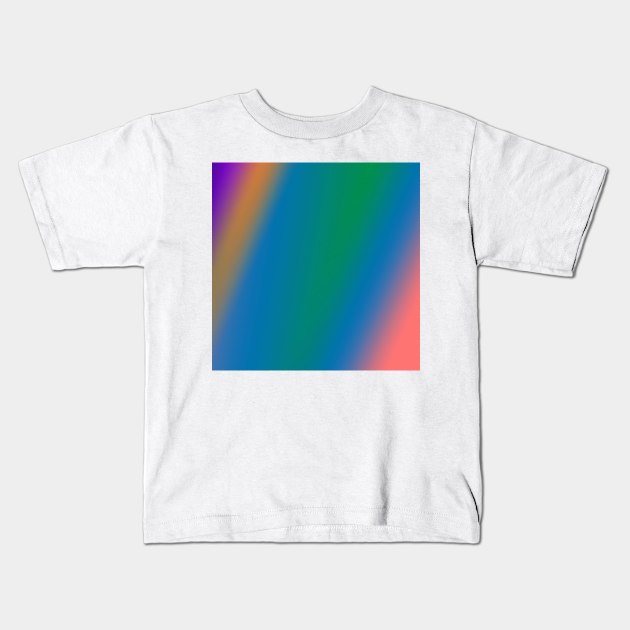 green red blue abstract texture background Kids T-Shirt by Artistic_st